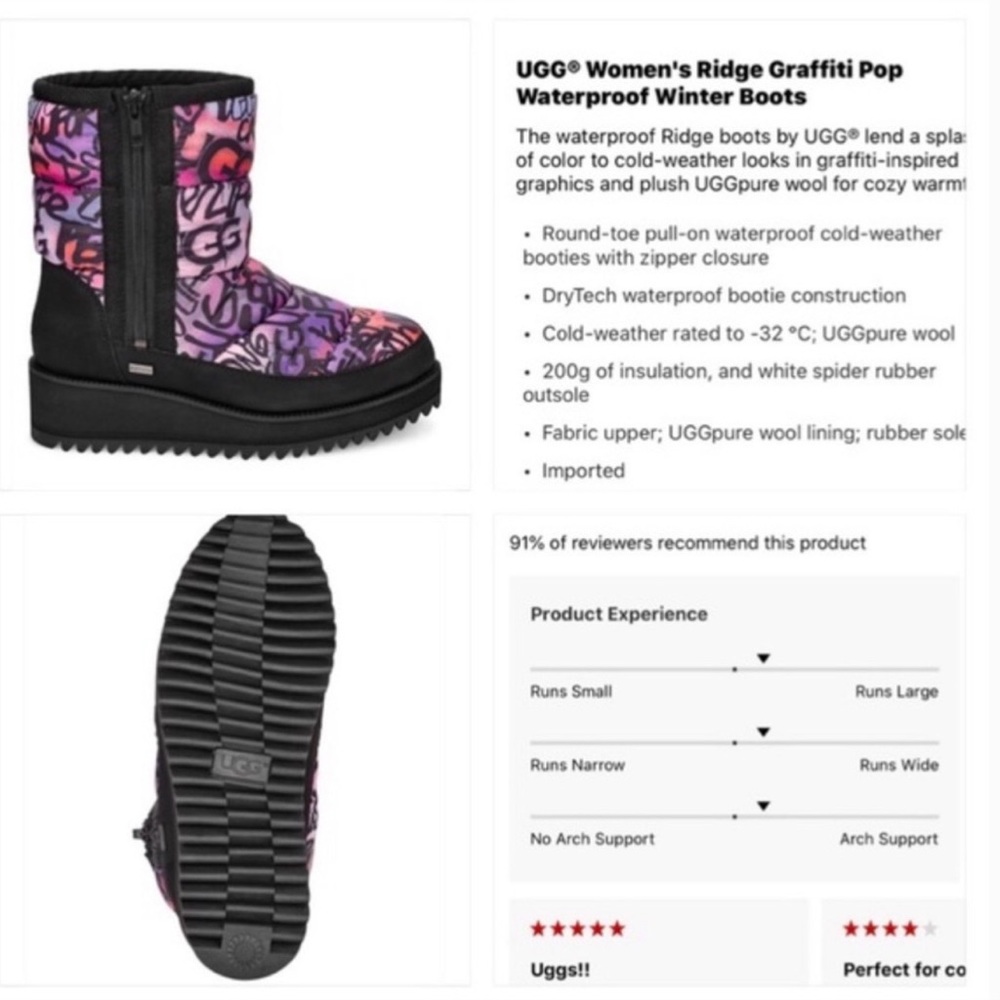 Ugg Ridge Graffiti Pop Boots - Picture 12 of 12